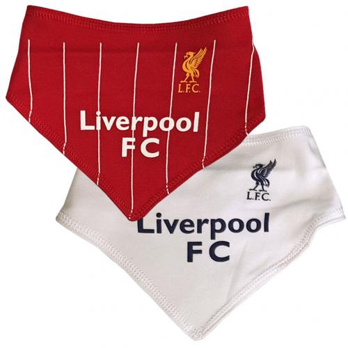 FC Liverpool dětský bryndák 2 Pack Bibs PS