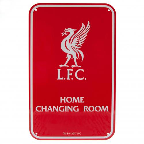 FC Liverpool cedule na zeď Home Changing Room Sign 2017