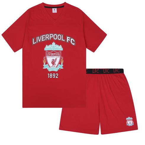 FC Liverpool pánské pyžamo SLab short red 25877