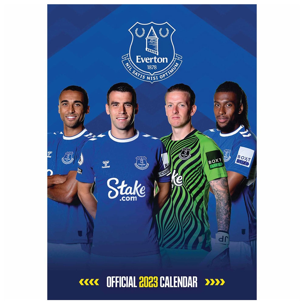 FC Everton kalendář A3 Calendar 2023