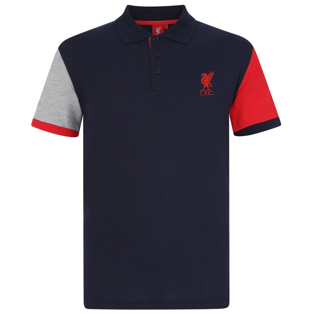 FC Liverpool pánské polo tričko Sleeve navy 34022