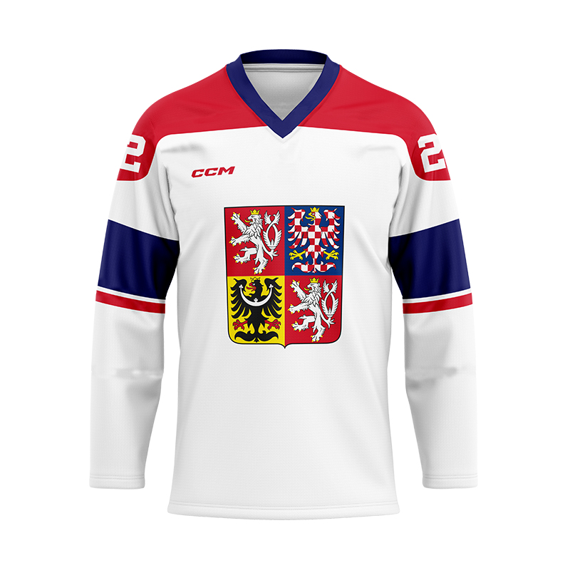 Hokejové reprezentace hokejový dres Czech republic Fan white David Pastrňák #88 CCM 112744