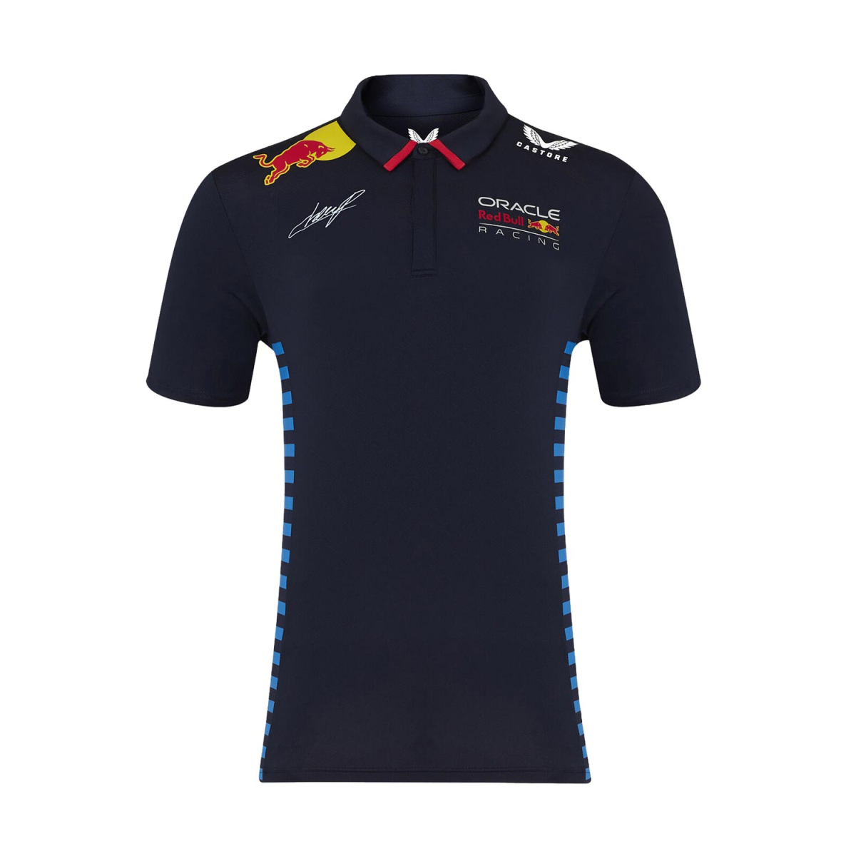 Red Bull Racing pánské polo tričko Driver Sergio Pérez blue F1 Team 2024 Castore TM5886XXL
