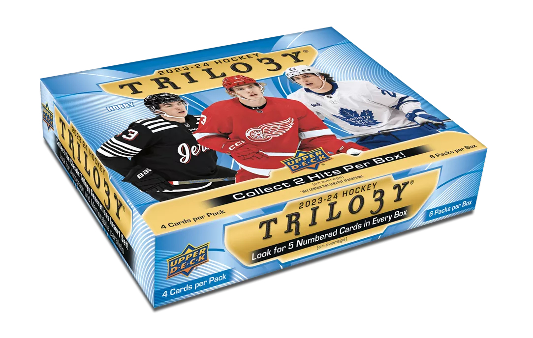 NHL boxy hokejové karty NHL 2023-24 Upper Deck Trilogy Hobby Box Upper Deck 114953