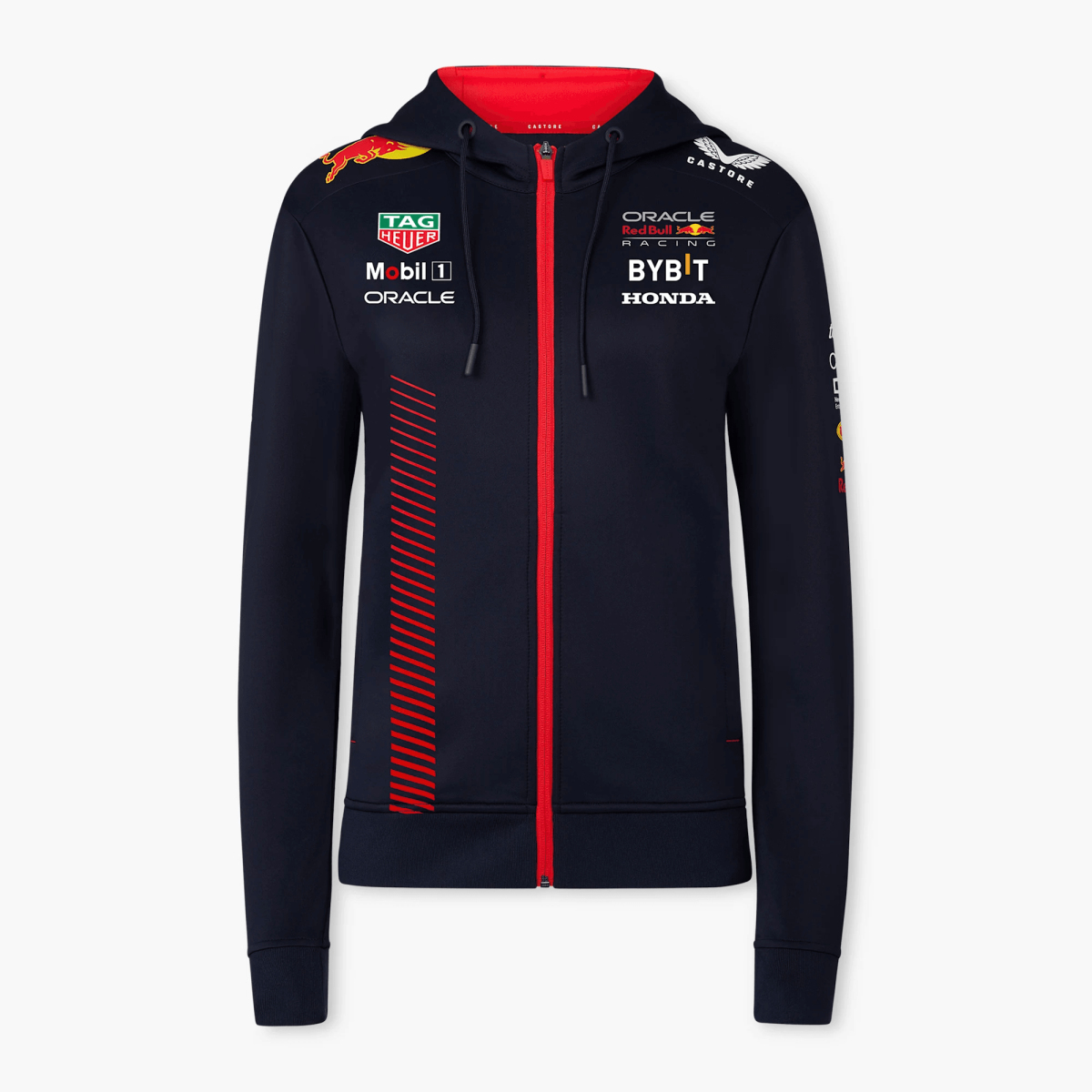 Red Bull Racing dámská mikina s kapucí Full Zip  official navy F1 Team 2023