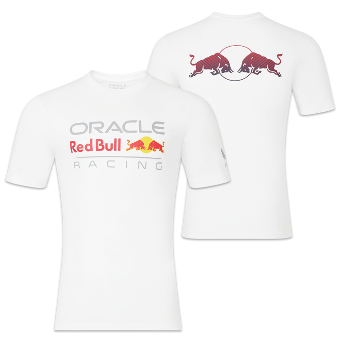 Red Bull Racing pánské tričko white bull motif F1 Team 2024