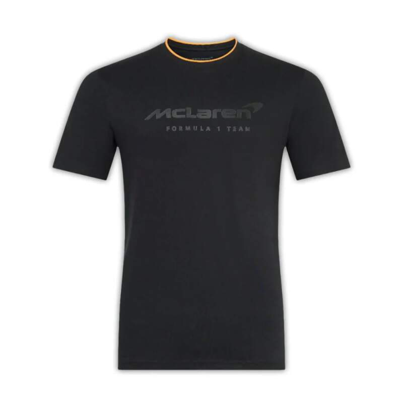 Mclaren Honda pánské tričko Essentials black F1 Team 2025