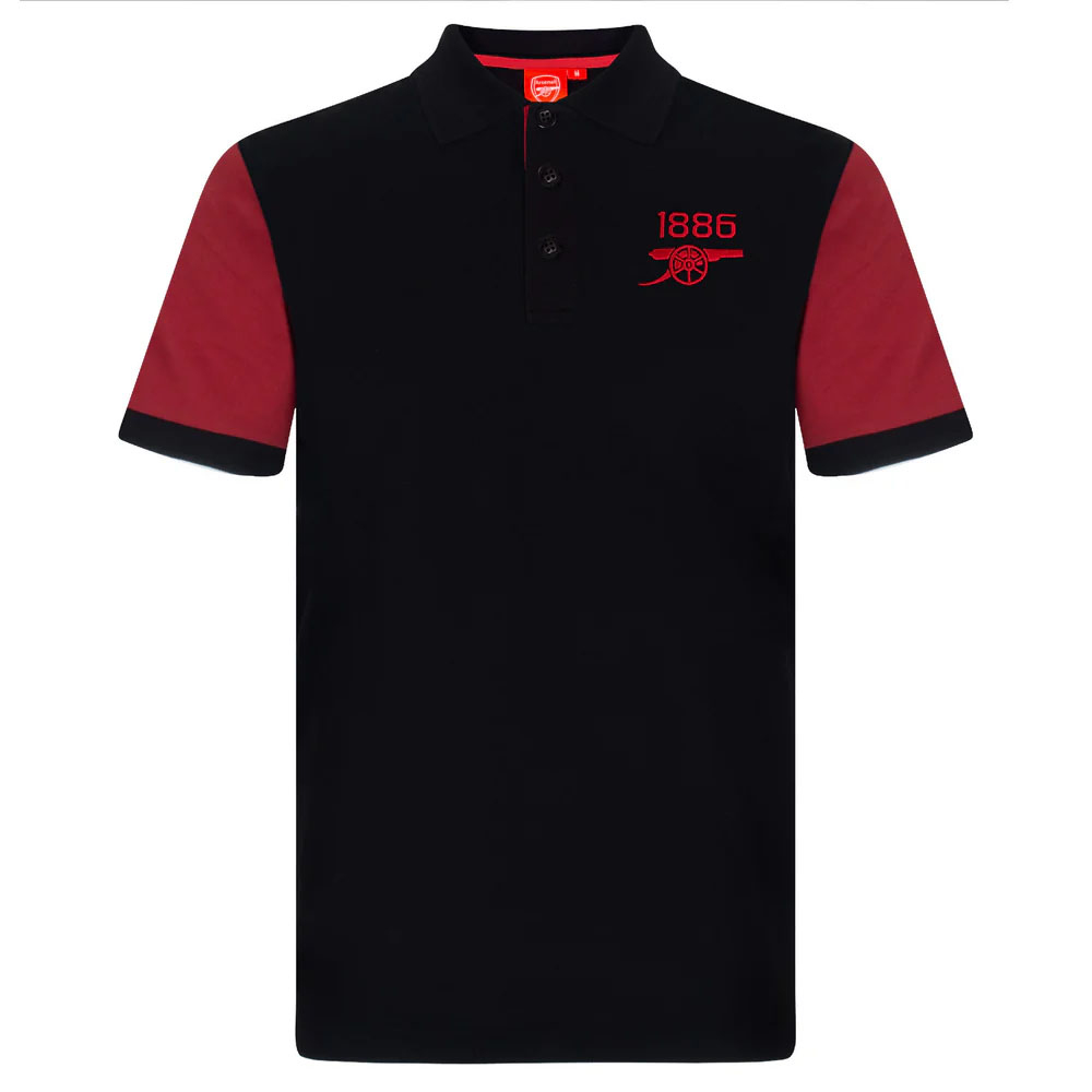 FC Arsenal pánské polo tričko Contrast black