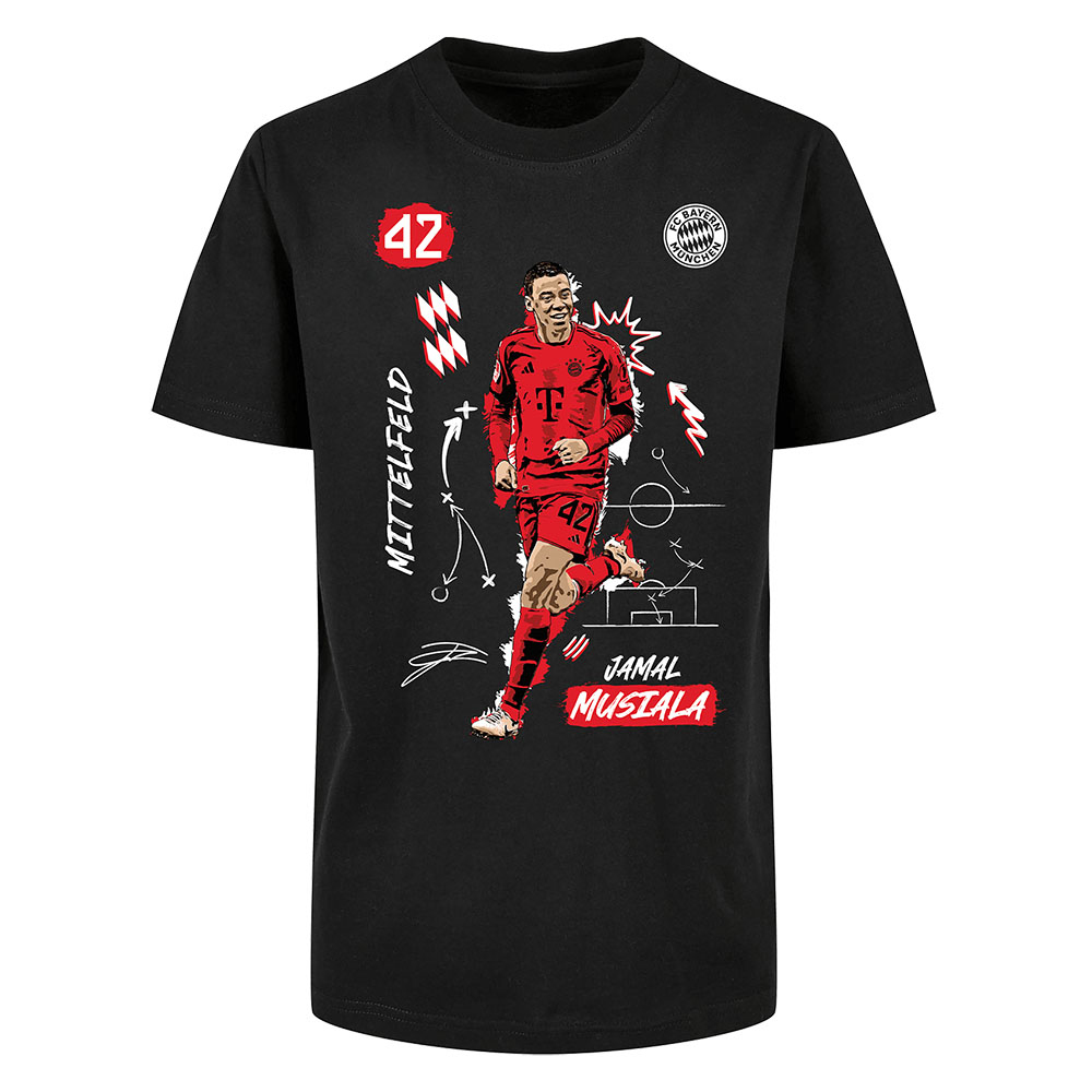 Bayern Mnichov dětské tričko Musiala black