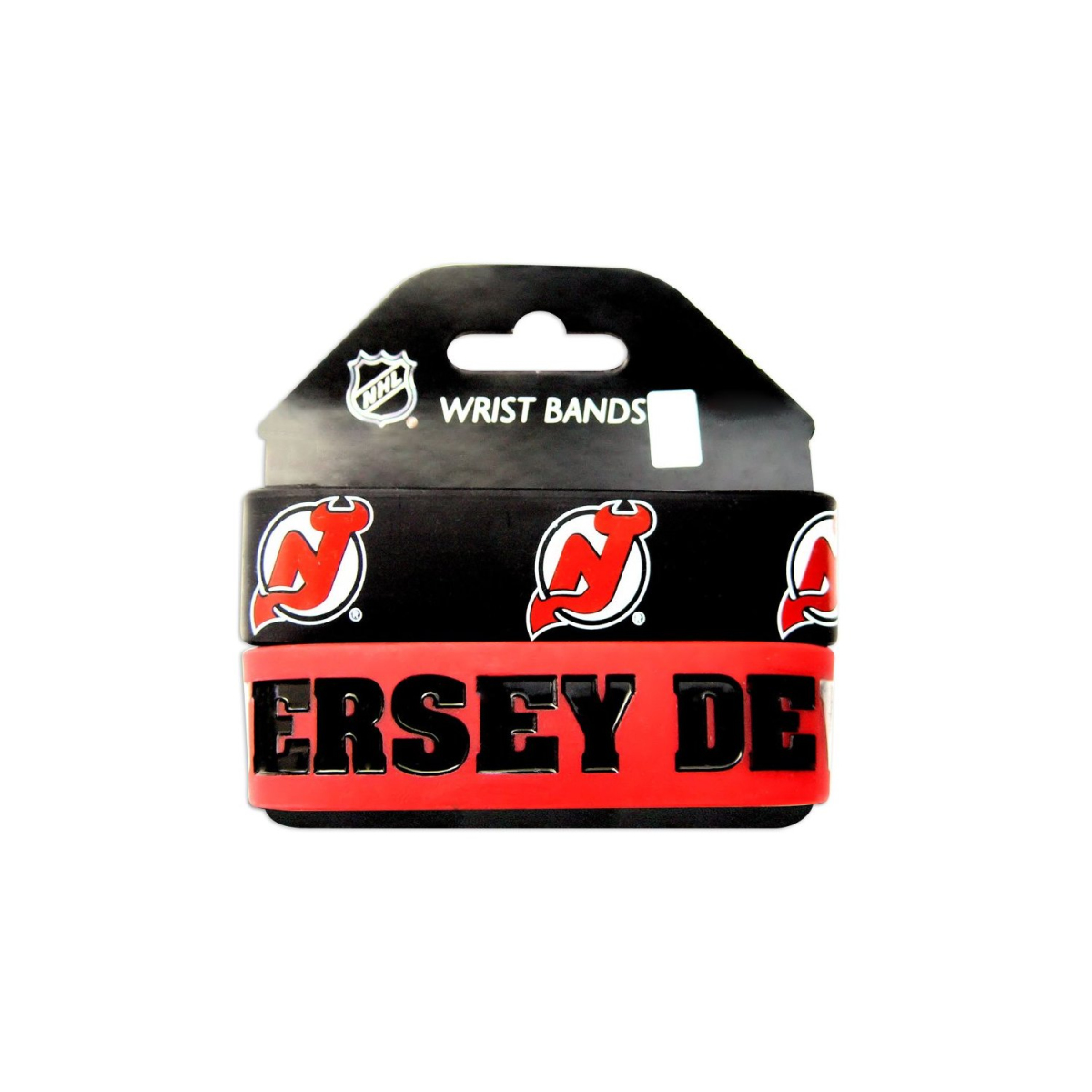 New Jersey Devils silikonový náramek 2 pieces red and black
