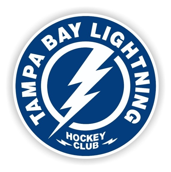 Tampa Bay Lightning samolepka color decal