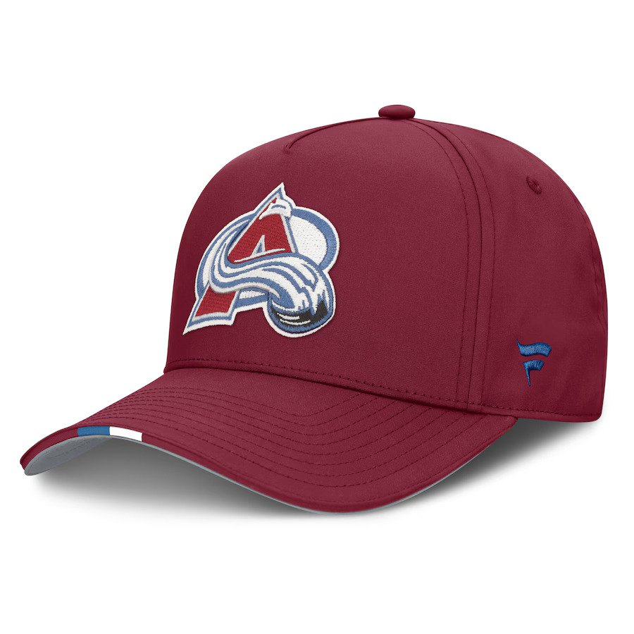 Colorado Avalanche dětská čepice baseballová kšiltovka 2025 Draft Authentic Pro Structured Adjustable Meshback