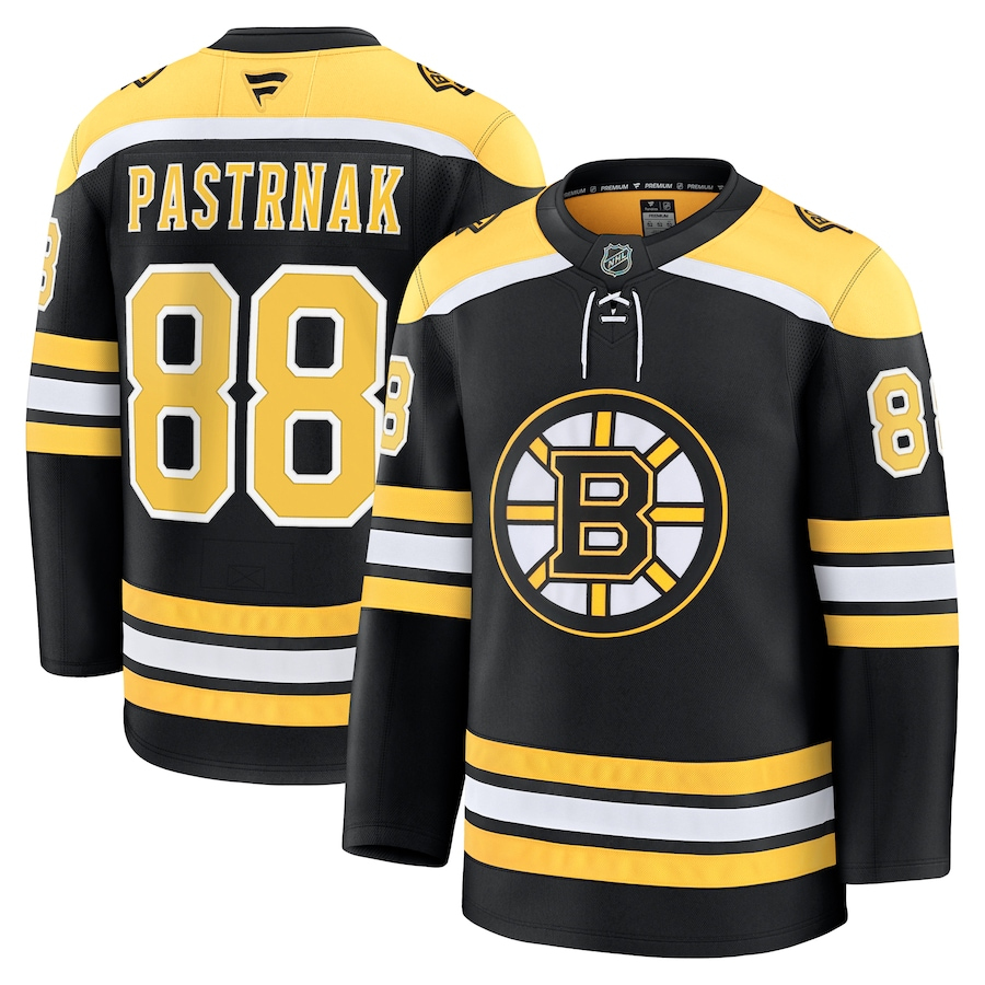Boston Bruins hokejový dres David Pastrňák #88 Premium Home Jersey 2024/2025