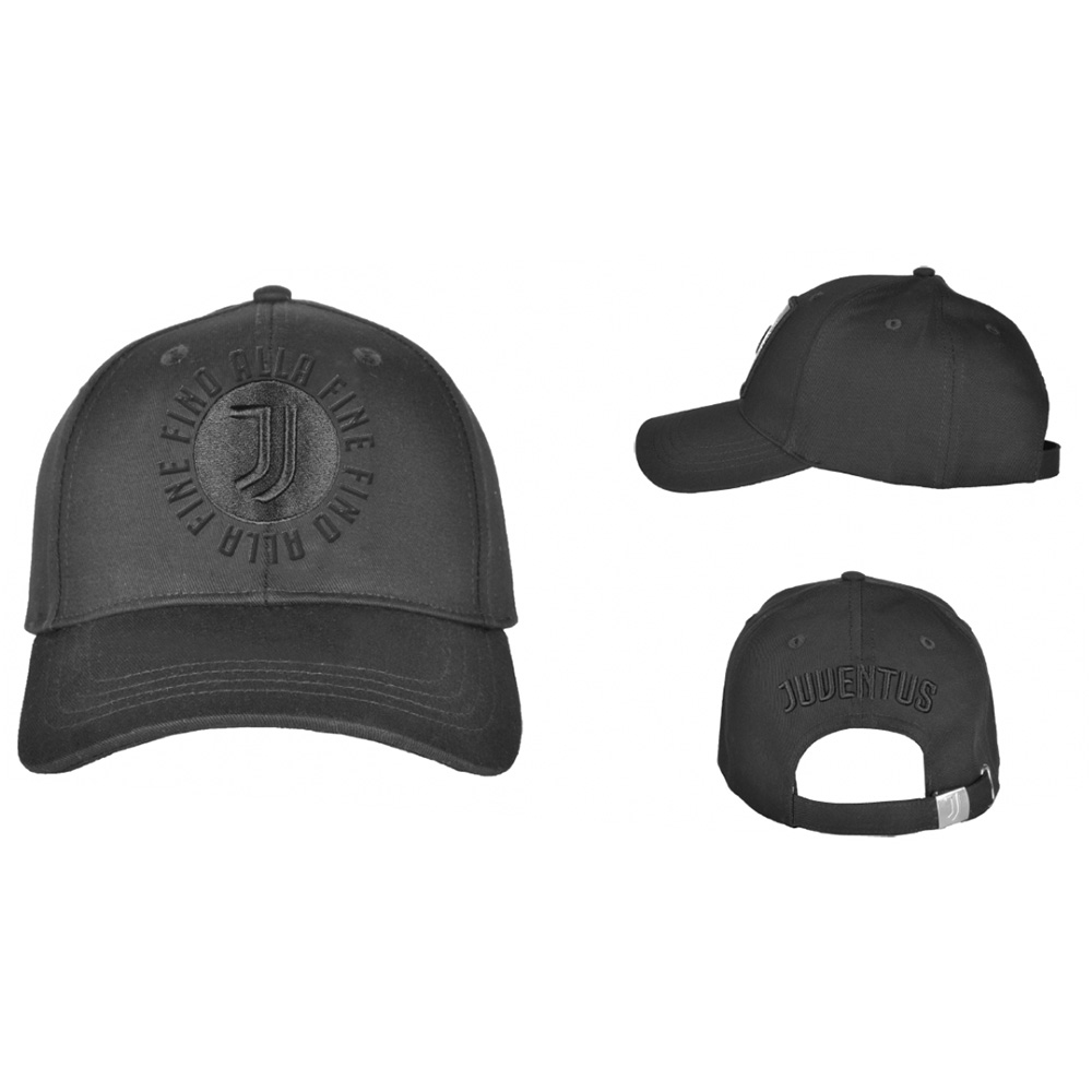Juventus Turín čepice baseballová kšiltovka Fullblack Logo