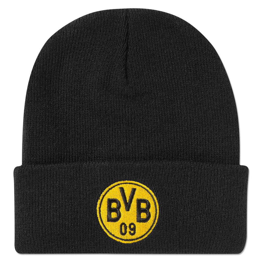Borussia Dortmund dětská zimní čepice Logo black