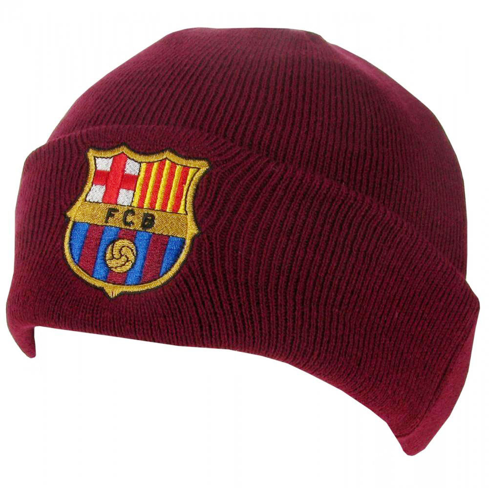 FC Barcelona zimní čepice Red Cuff