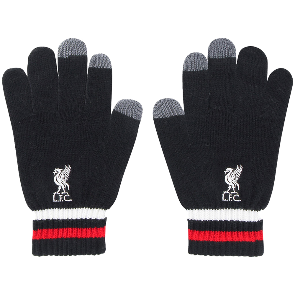 FC Liverpool dětské rukavice Touchscreen black