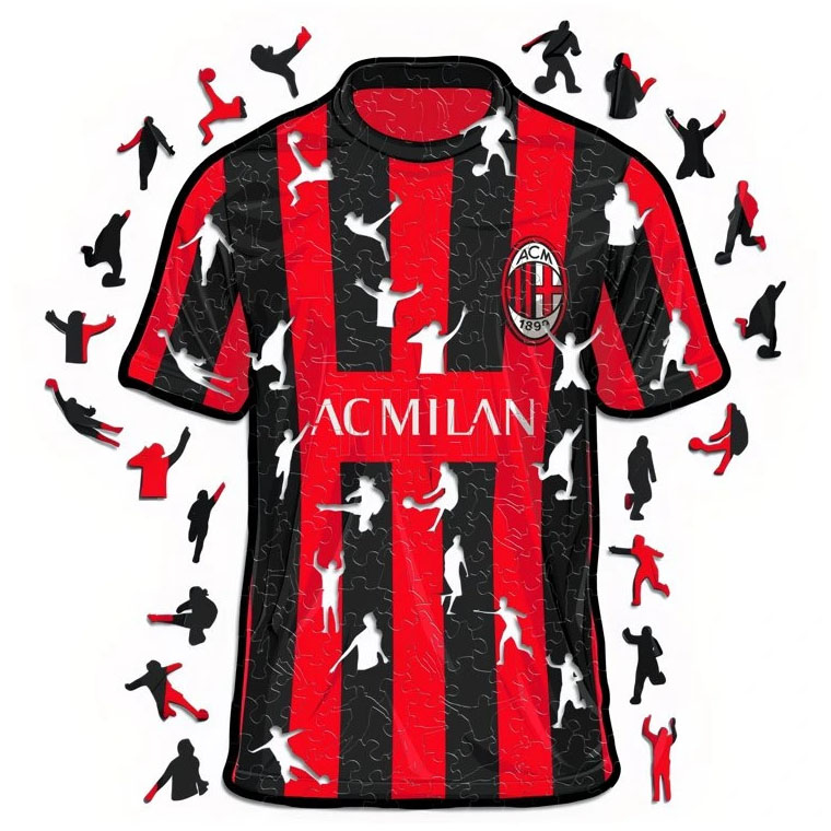 AC Milan dřevěné puzzle Jersey 150 pcs