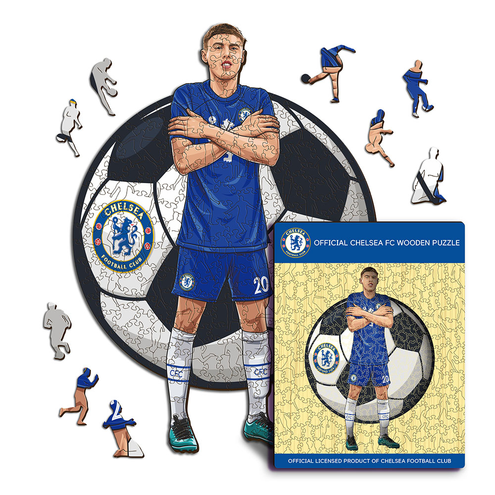 FC Chelsea dřevěné puzzle Cole Palmer 500 pcs