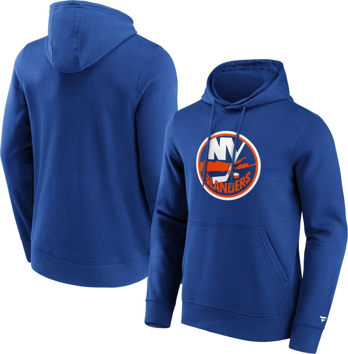 New York Islanders pánská mikina s kapucí Primary Logo Graphic blue