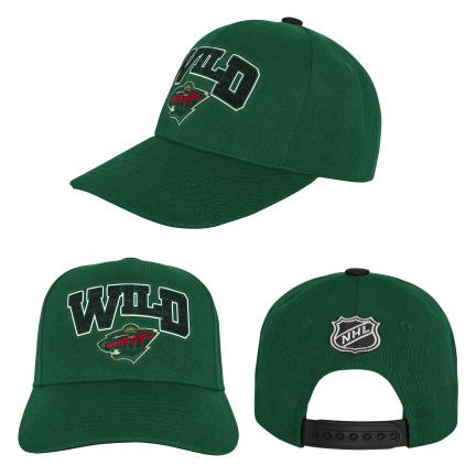 Minnesota Wild dětská čepice flat kšiltovka Essentials Procrown