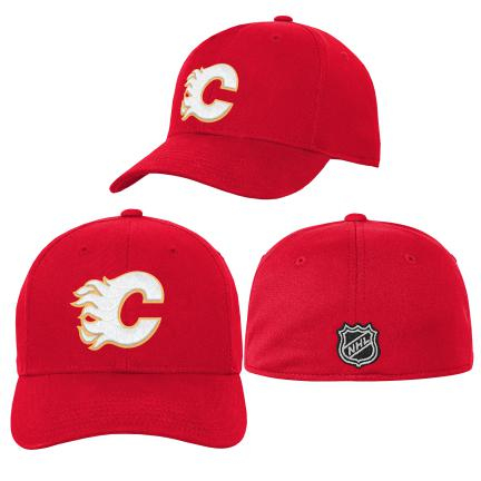 Calgary Flames dětská čepice baseballová kšiltovka Structured Flex