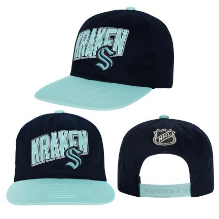 Seattle Kraken dětská čepice flat kšiltovka Essentials Deadstock Snapback