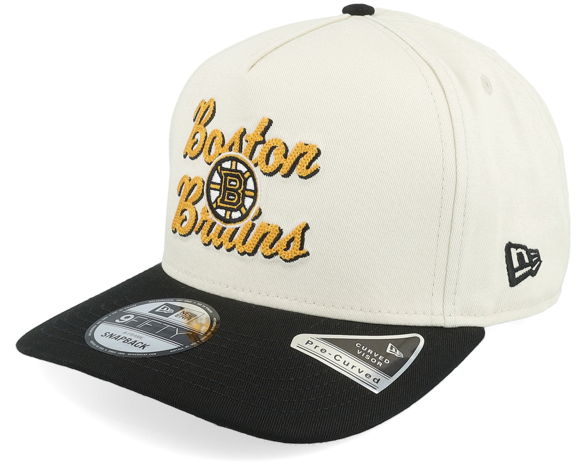 Boston Bruins čepice baseballová kšiltovka New Era 950AF Chainstitch white