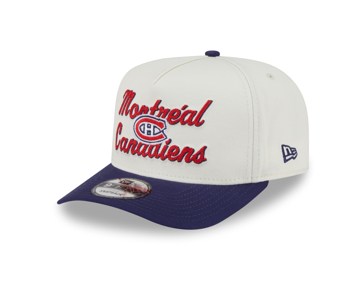 Montreal Canadiens čepice baseballová kšiltovka New Era 950AF Chainstitch white