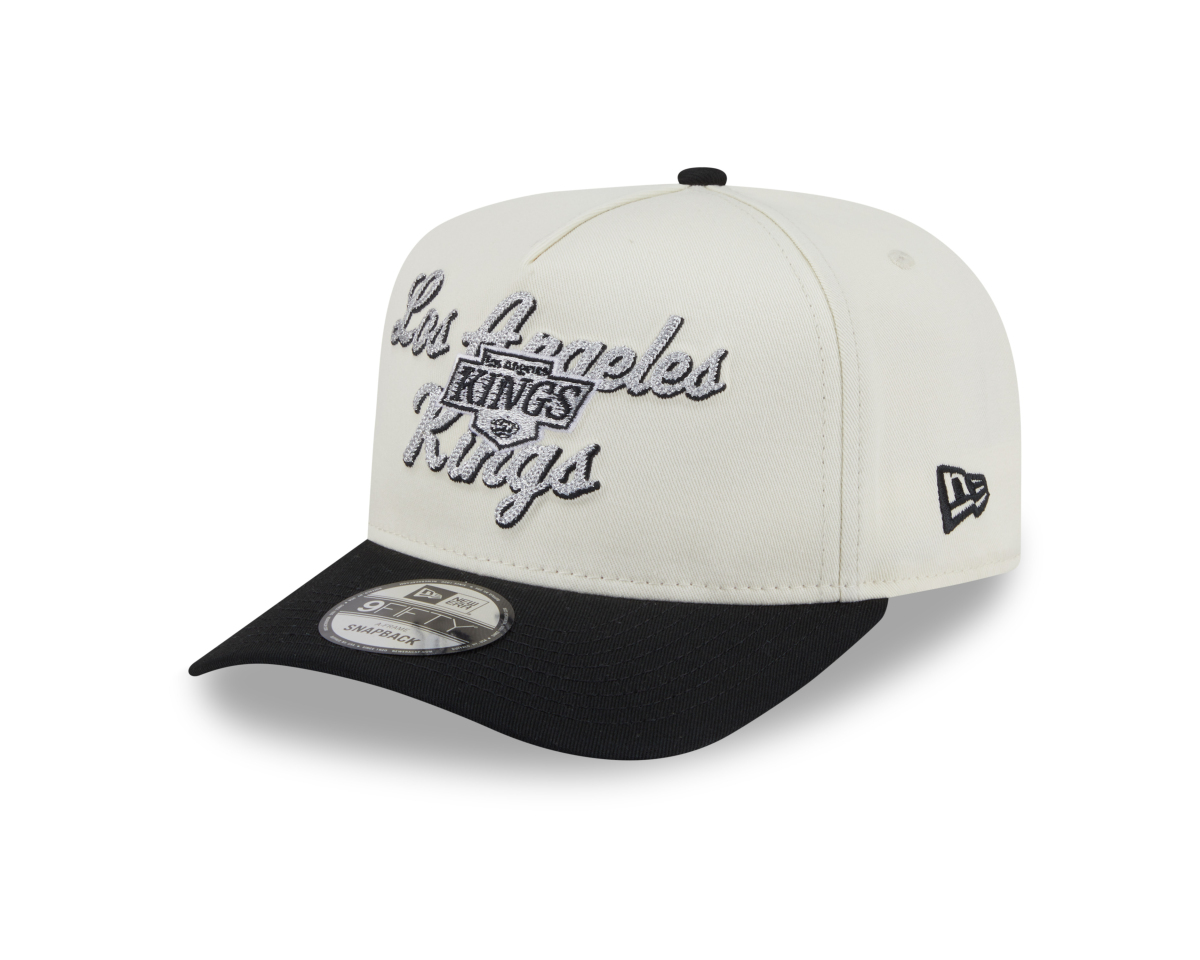 Los Angeles Kings čepice baseballová kšiltovka New Era 950AF Chainstitch white-grey