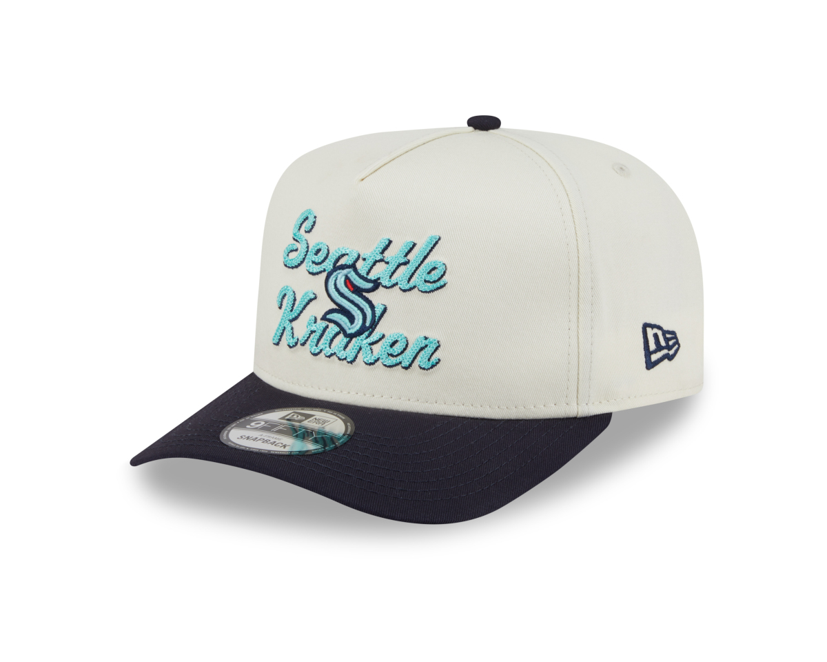 Seattle Kraken čepice baseballová kšiltovka New Era 950AF Chainstitch white