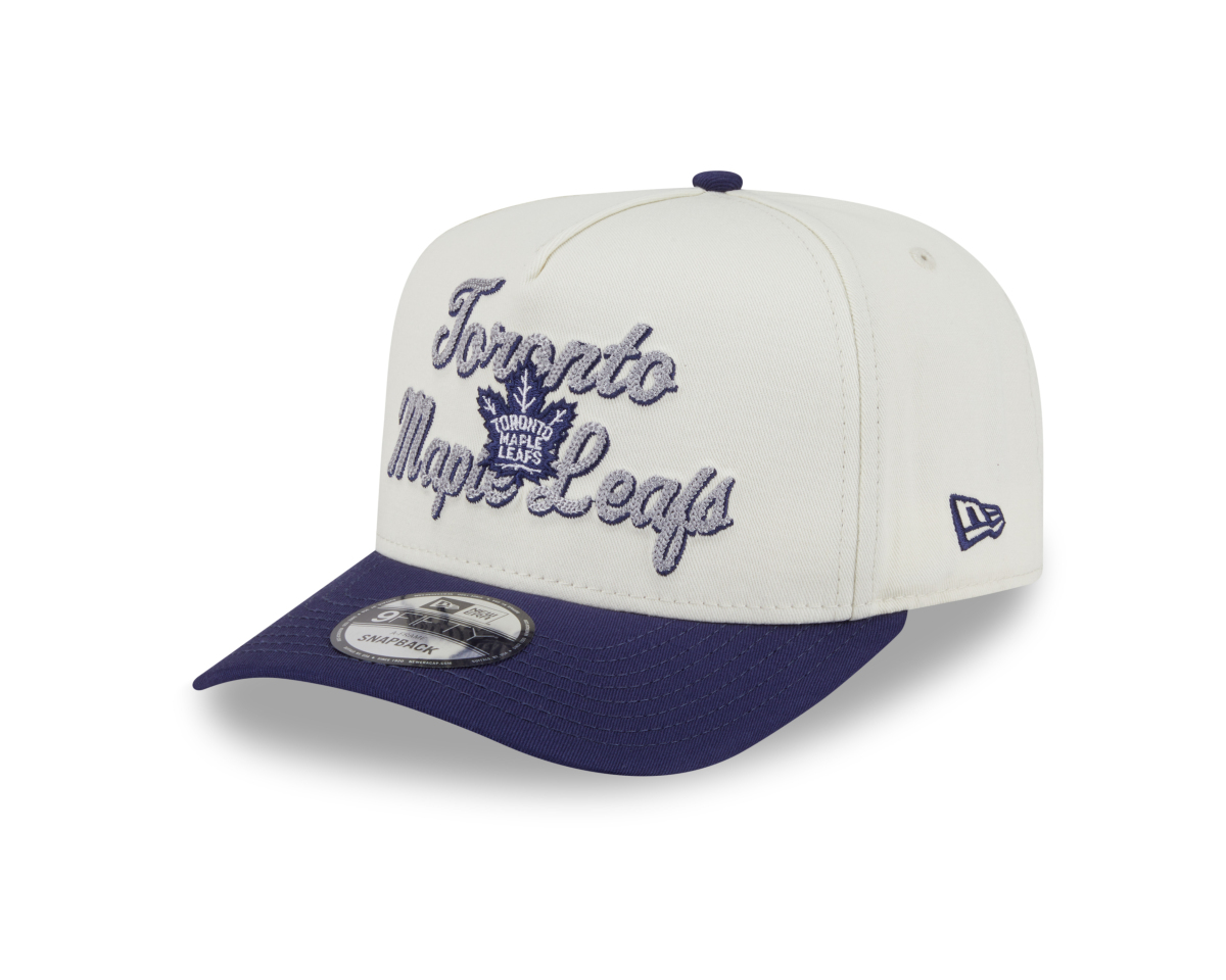 Toronto Maple Leafs čepice baseballová kšiltovka New Era 950AF Chainstitch white