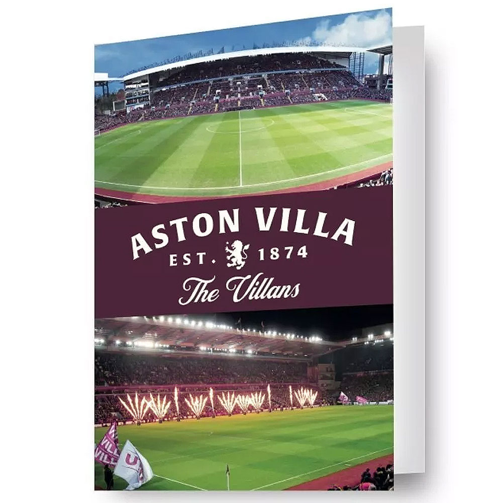 Aston Villa narozeninové přání 3D Lenticular