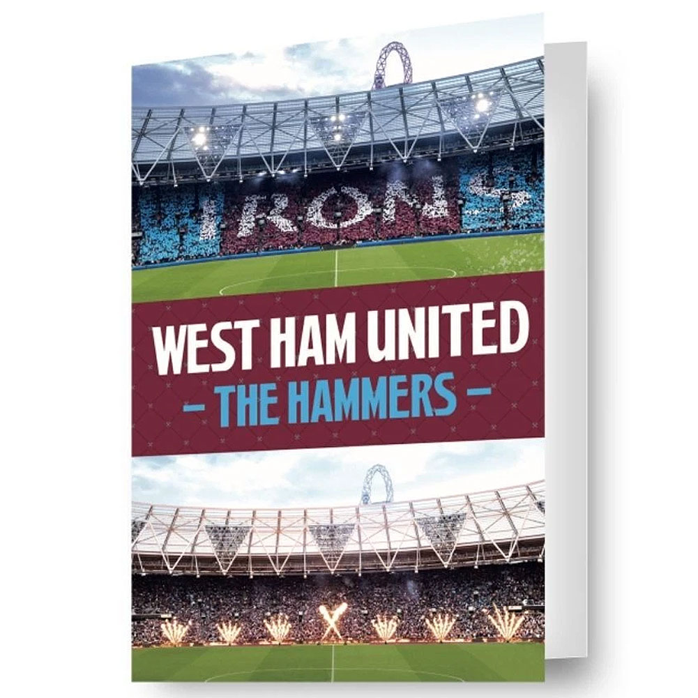 West Ham United narozeninové přání 3D Lenticular