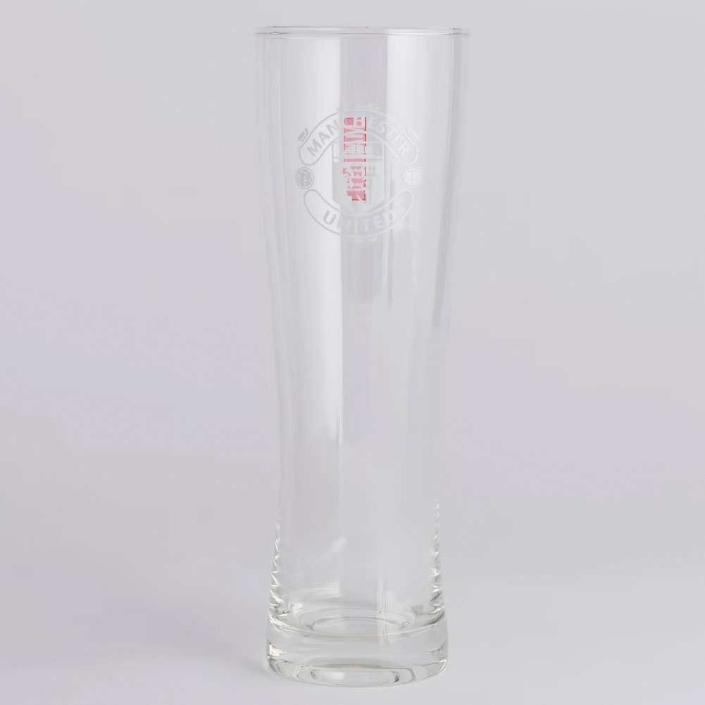 Manchester United sklenice Mono Crest Tall Beer Glass