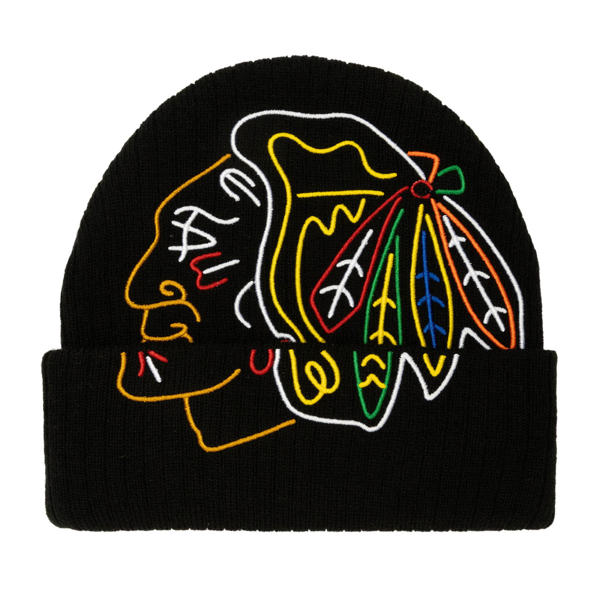 Chicago Blackhawks zimní čepice Line Light Knit black