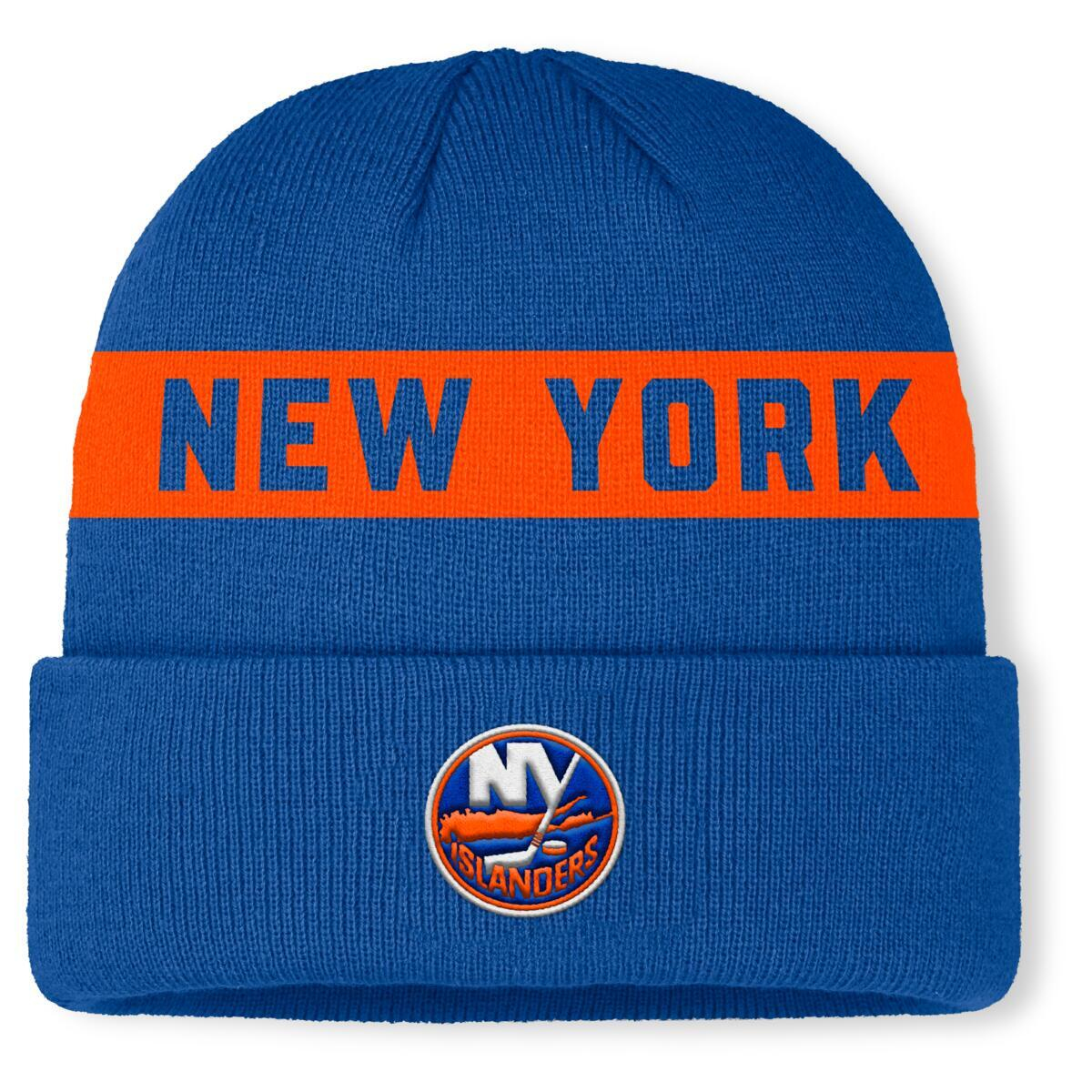 New York Islanders zimní čepice Authentic Pro A/Cap Cuffed inscription