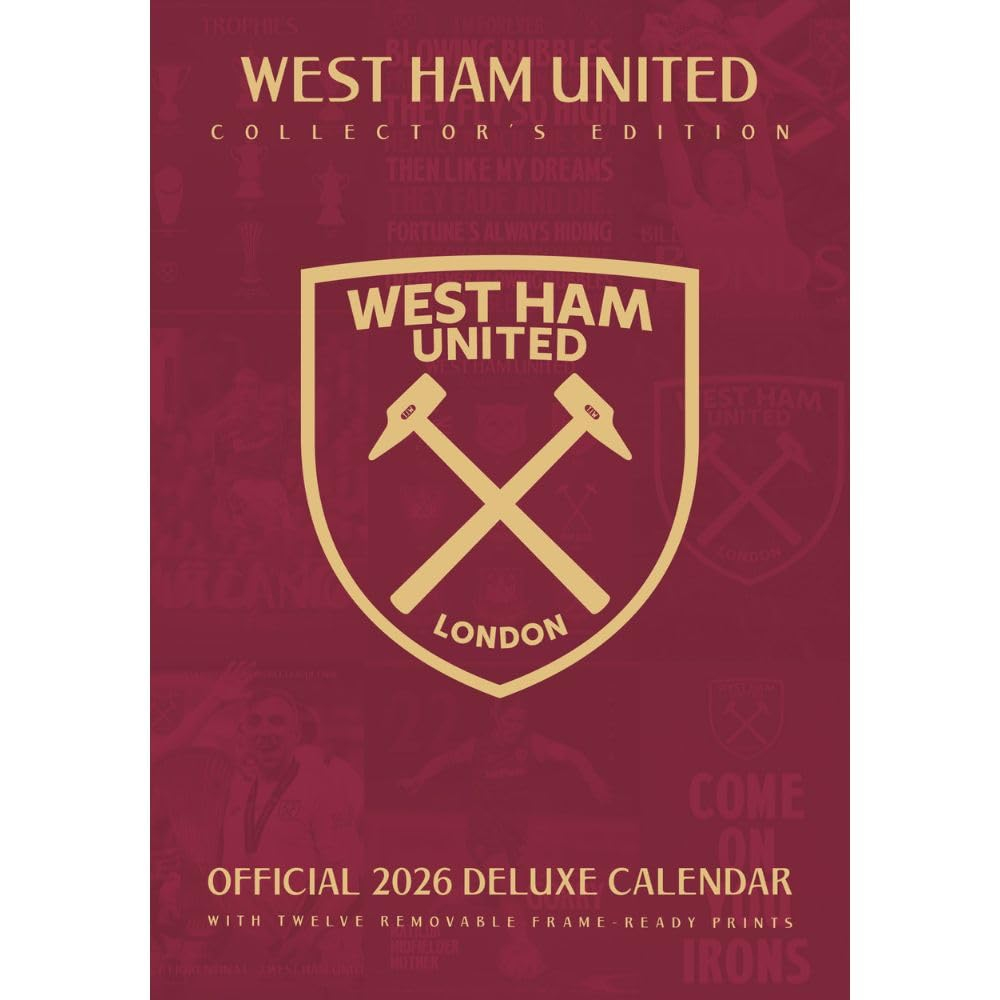West Ham United kalendář Deluxe 2026