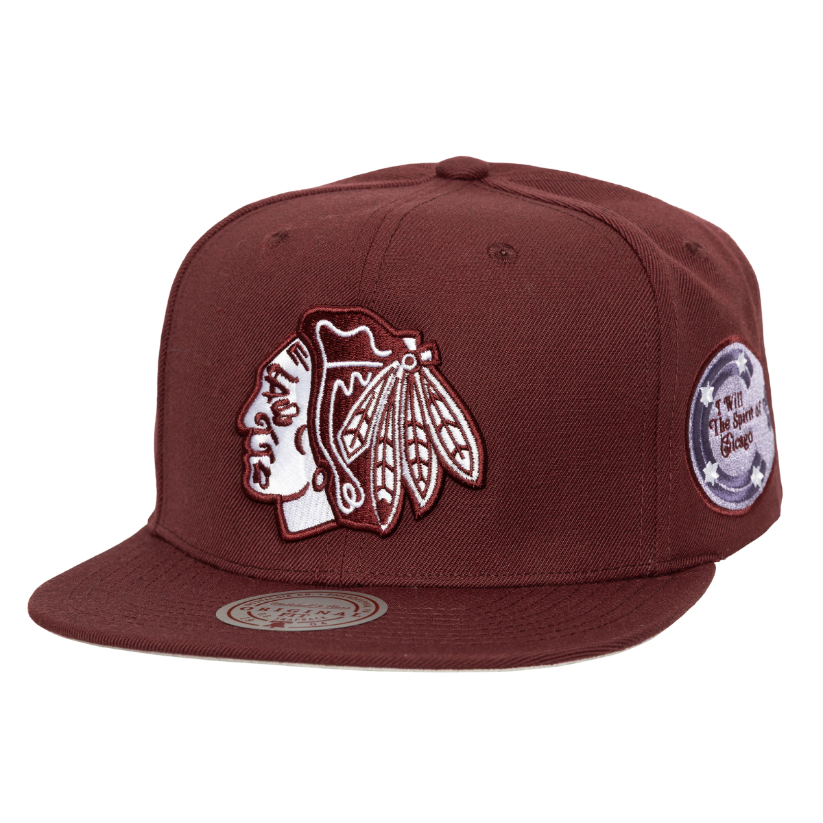 Chicago Blackhawks čepice flat kšiltovka Fashion Basic Snapback red
