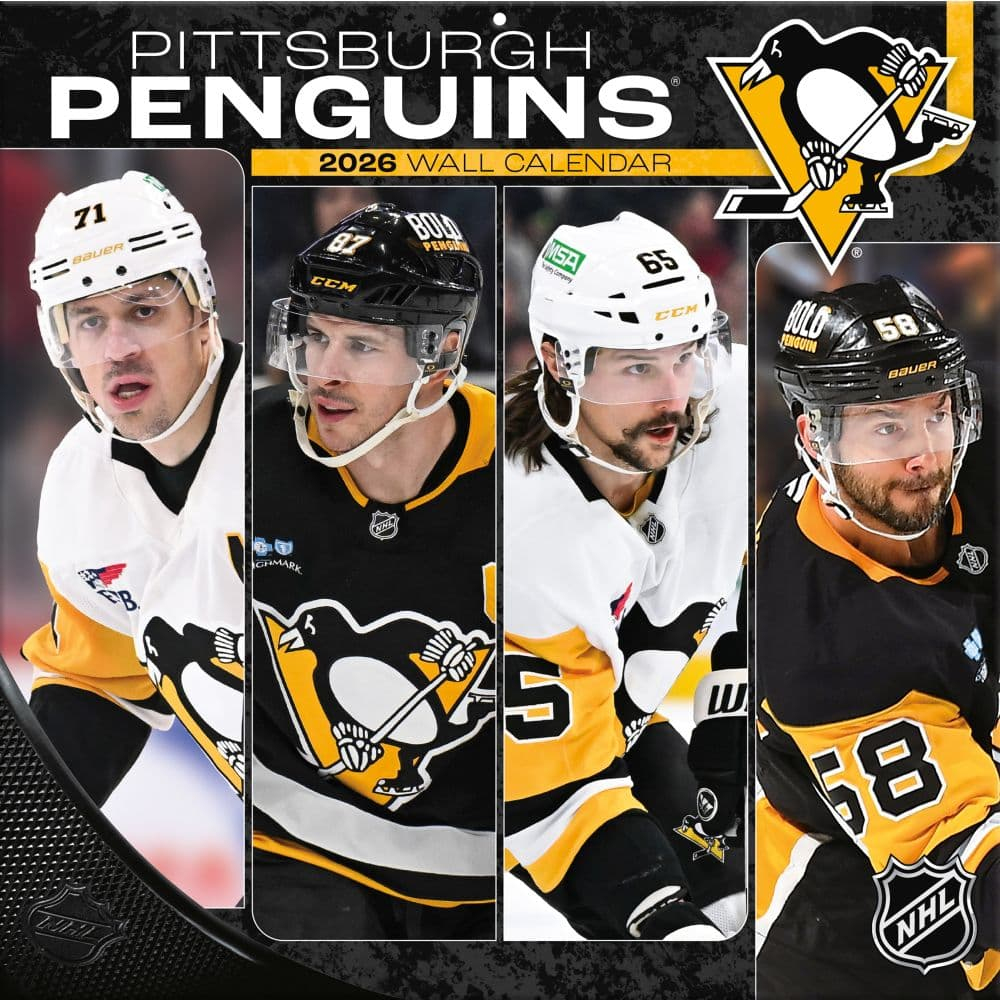 Pittsburgh Penguins kalendář 2026 Wall