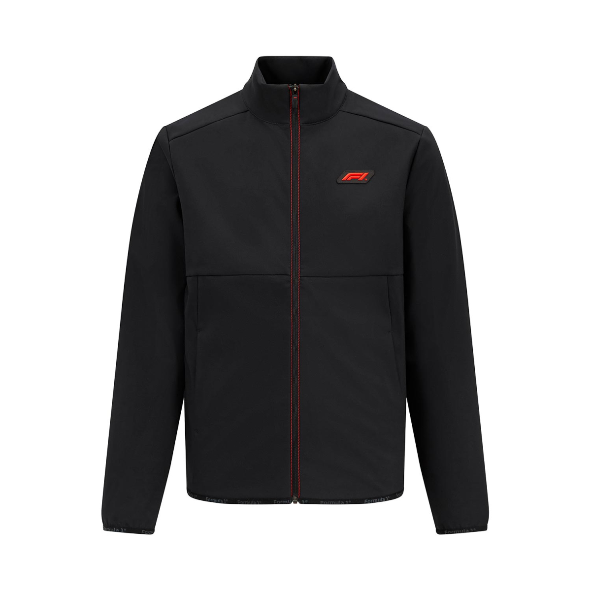 Formule 1 pánská bunda Logo Softshell Black F1 Team 2023