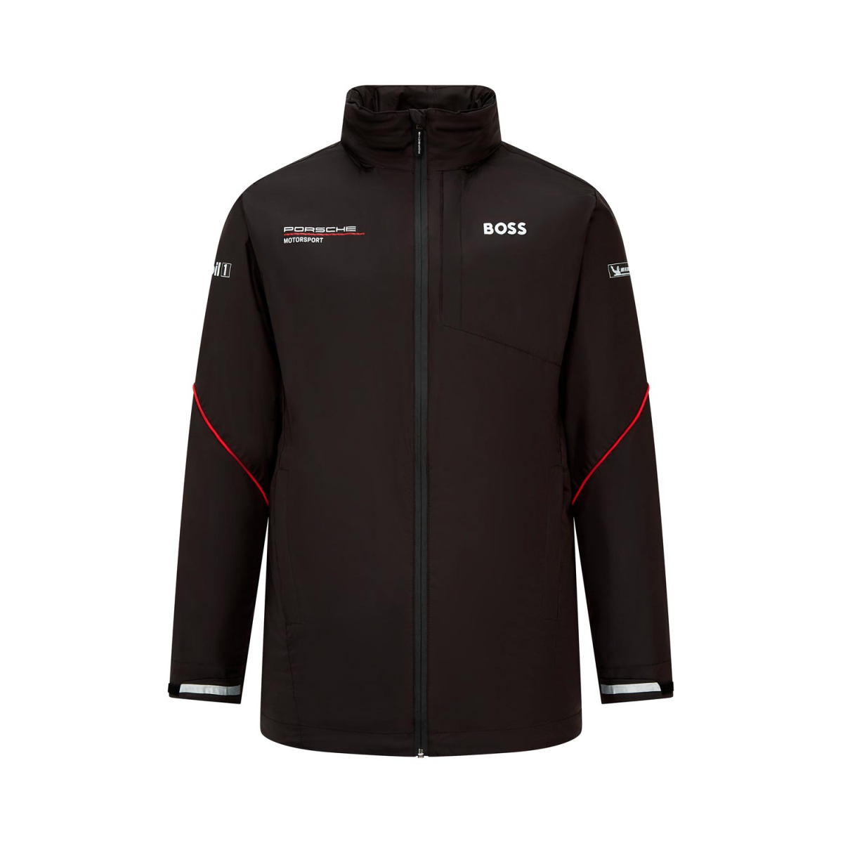Porsche Motorsport pánská bunda s kapucí Rainjacket Black 2023