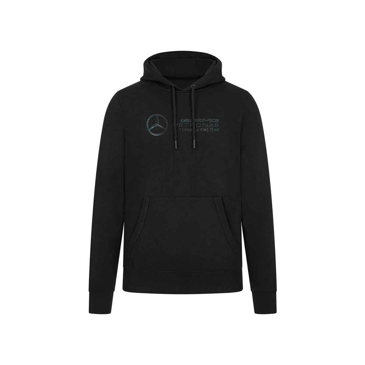 Mercedes AMG Petronas pánská mikina s kapucí Stealth Logo black F1 Team 2024