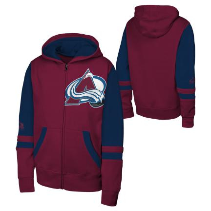 Colorado Avalanche dětská mikina s kapucí Face Off Fz Flc Hd