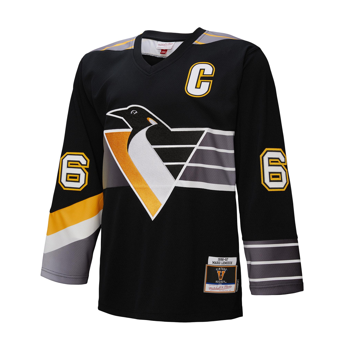 Pittsburgh Penguins hokejový dres Mario Lemieux 1996 NHL Alternate Jersey