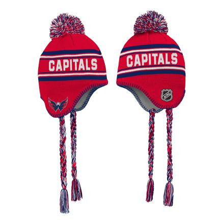 Washington Capitals dětská zimní čepice Jacquard Tassel Knit With Pom
