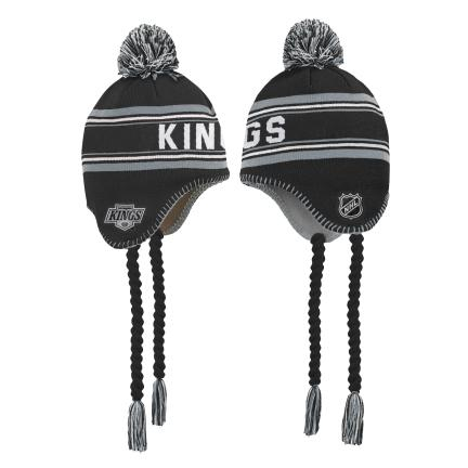 Los Angeles Kings dětská zimní čepice Jacquard Tassel Knit With Pom