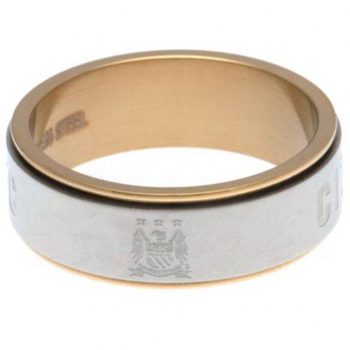 Manchester City prsten Bi Colour Spinner Ring Large EC
