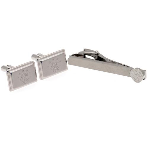 FC Rangers set kravatová spona a manžetové knoflíčky Tie Slide & Cufflink Set