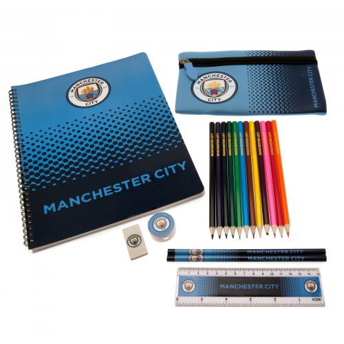 Manchester City školní set Ultimate Stationery Set
